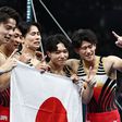 Japão vence concurso por equipas de ginástica artística masculina