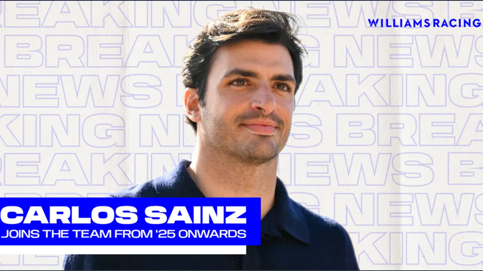 Oficial: Carlos Sainz assina pela Williams