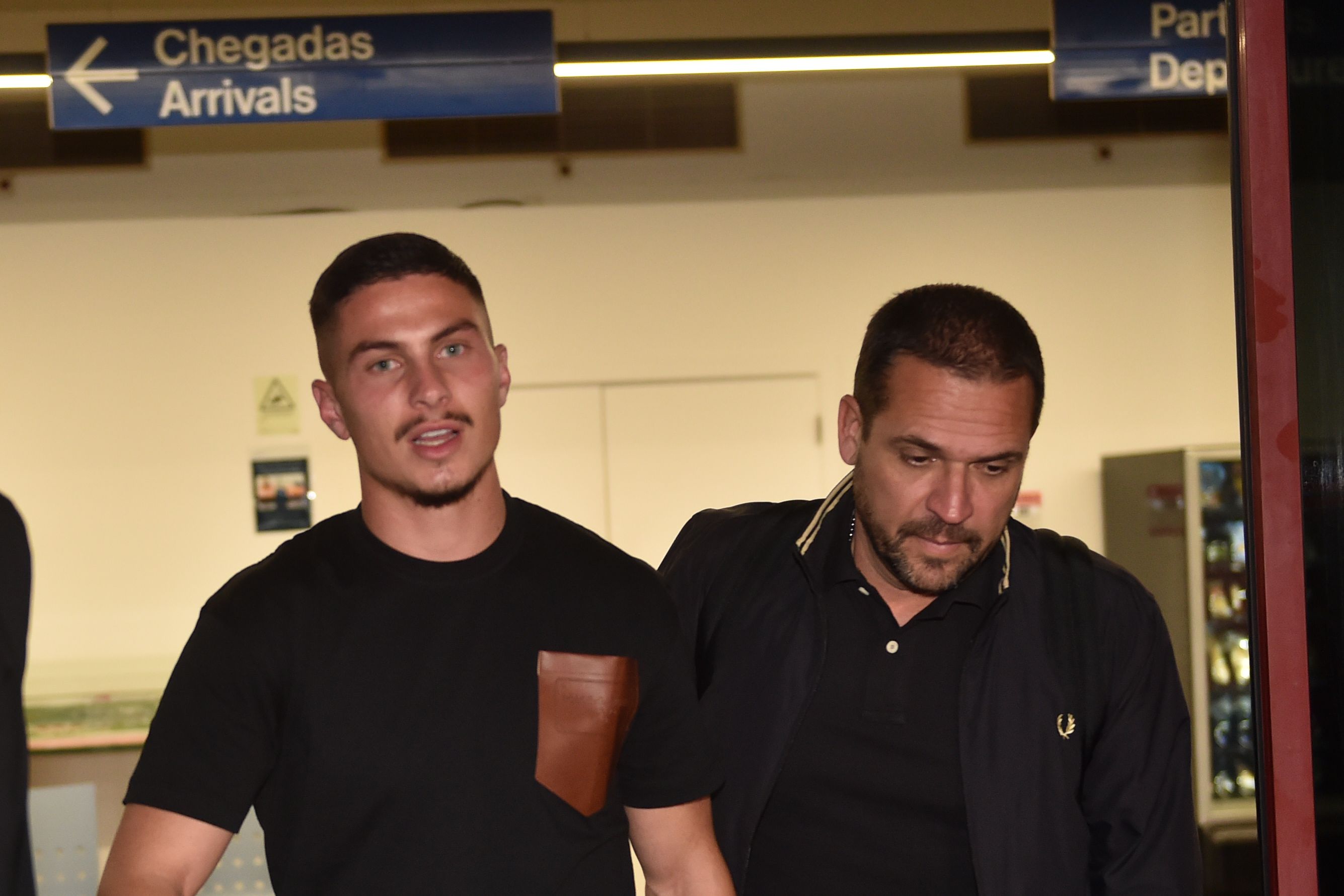 Franjo Ivanovic ao lado de Rui Pedro Braz