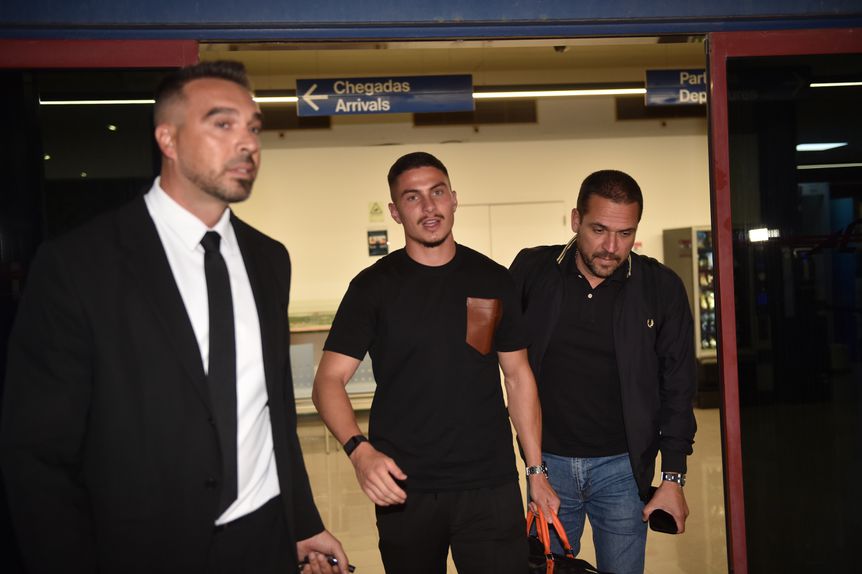 Franjo Ivanovic ao lado de Rui Pedro Braz