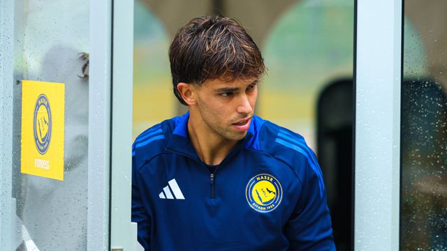 João Félix a chegar ao treino do Al Nassr