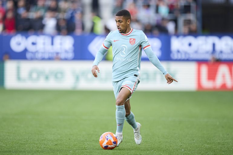 Samuel Lino representou o Atlético Madrid durante três épocas