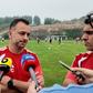 Filipe Coelho, treinador do Casa Pia, acompanhado pelo adjunto Alexandre Santana - Foto: A BOLA
