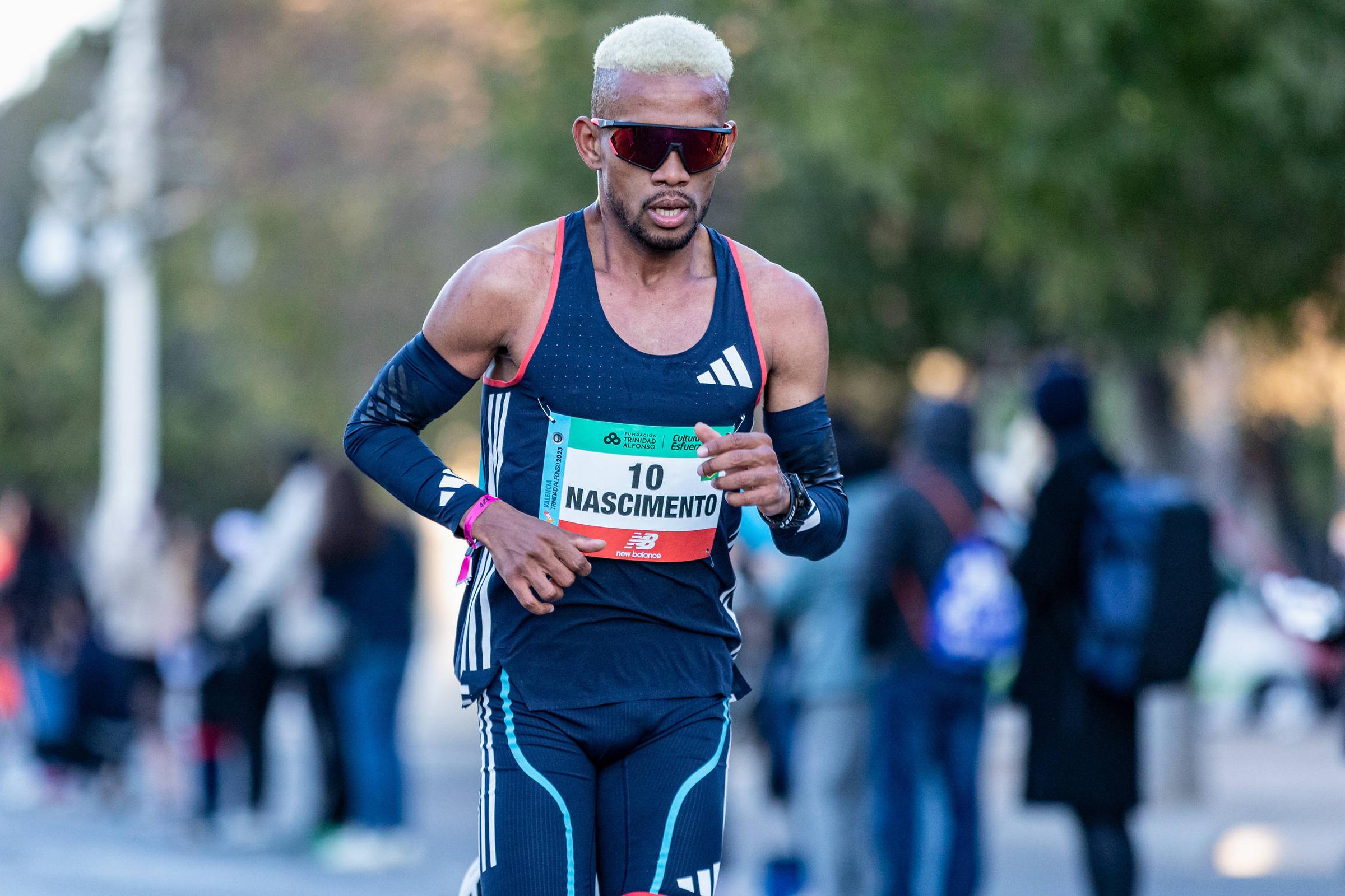 Daniel Ferreira do Nascimento na Maratona de Valência     Fotografia Imago