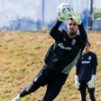 Diogo Costa voltou direto para o treino - Foto: FC Porto