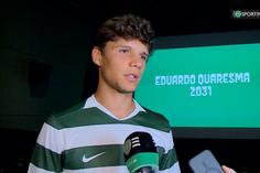 Eduardo Quaresma radiante por renovar com o Sporting