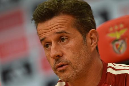Marco Silva, treinador do Benfica — Foto: Miguel Nunes
