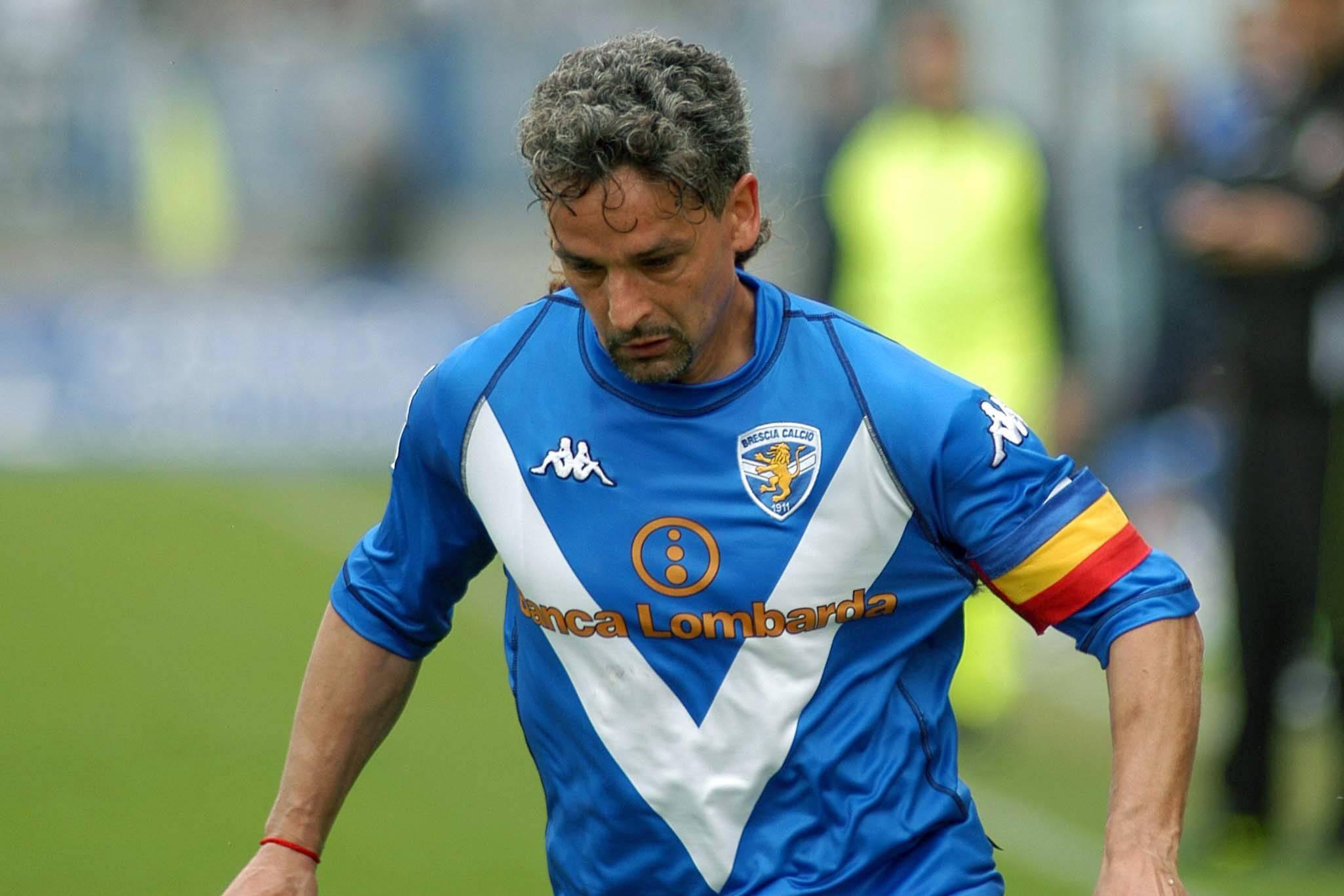 Roberto Baggio brilhou no Brescia no final de carreira