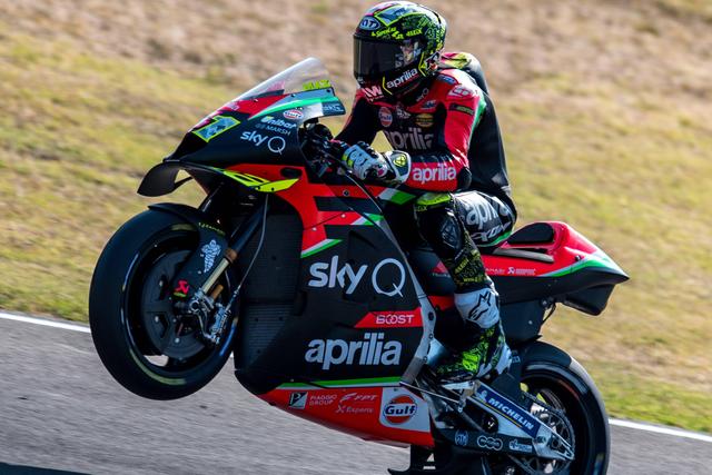 Aprilia RS-GP de 2020 com que Espargaró competiu em 2020    Fotografia Imago