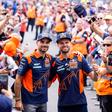 Miguel Oliveira e Brad Binder em 2022 quando competiam pela Red Bull KTM    Fotografia Imago