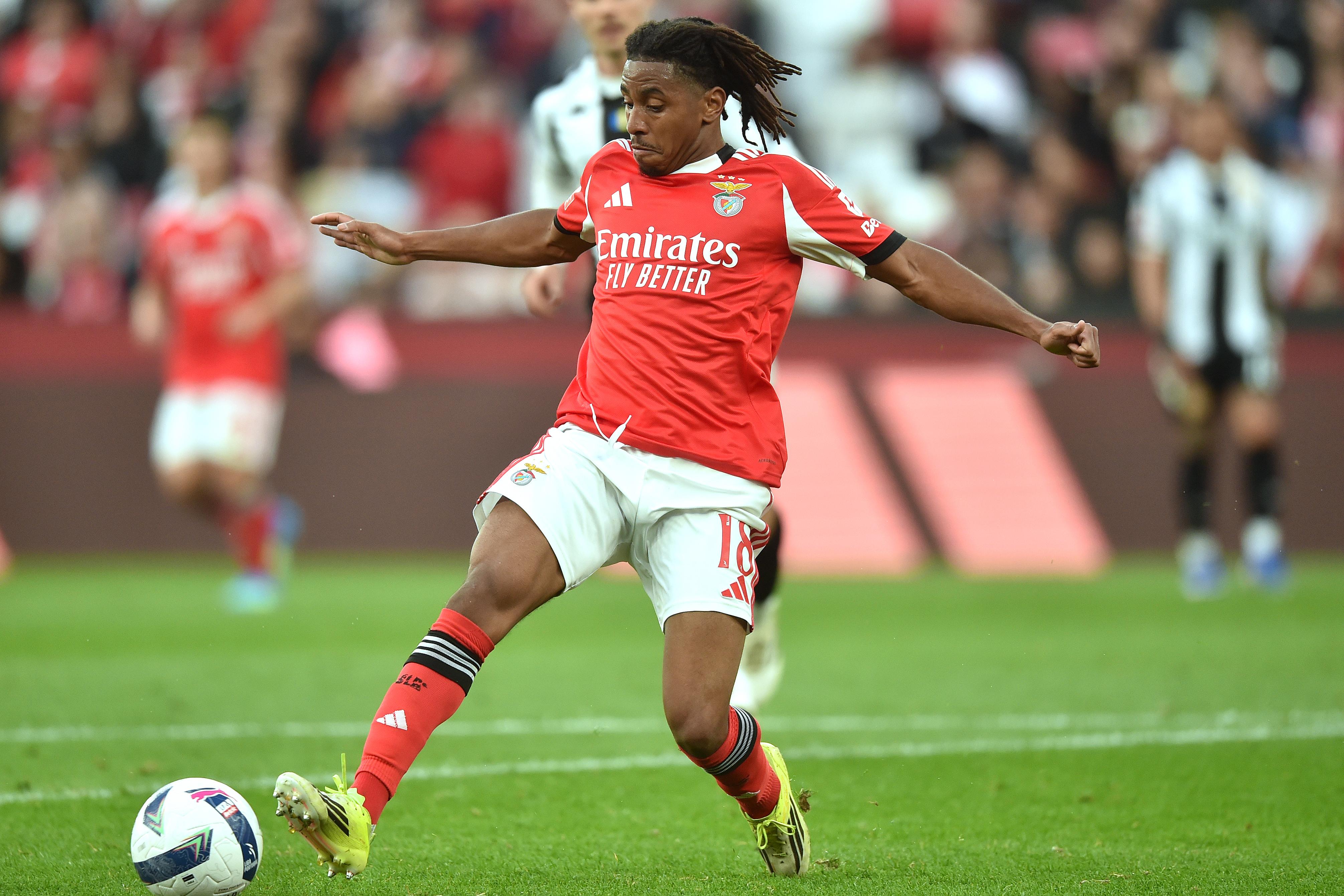 Leandro Barreiro, médio do Benfica (foto - Miguel Nunes)