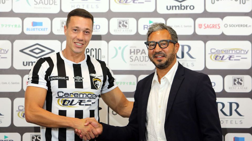 Alex Soares não hesitou quando apareceu o Portimonense