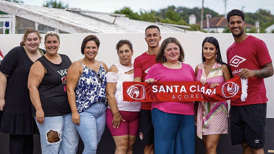 Santa Clara: solidariedade e ambição antes do duelo com o Aves (fotos)