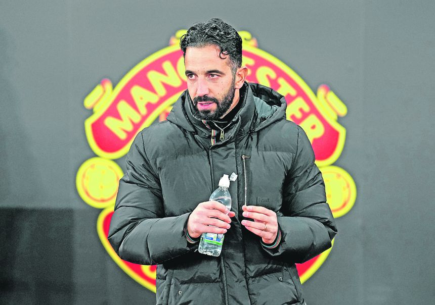 Ruben Amorim, está no Man. United desde novembro do ano passado