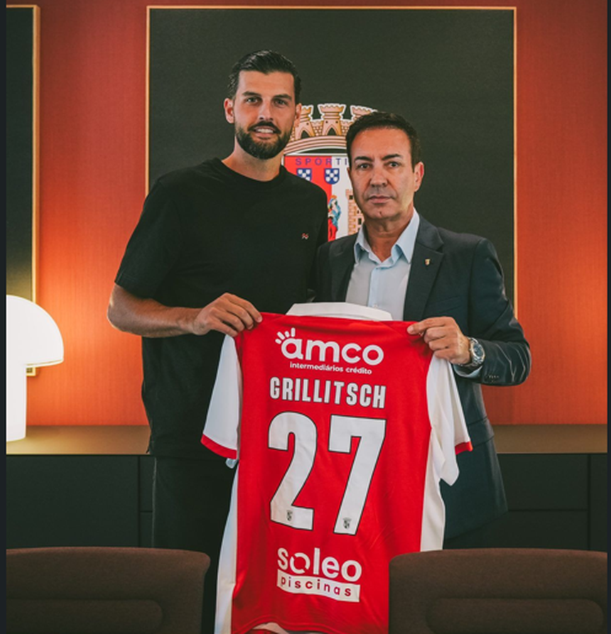 Médio passa a ser mais uma opção do técnico arsenalista para o setor intermediário (Foto: SC Braga)