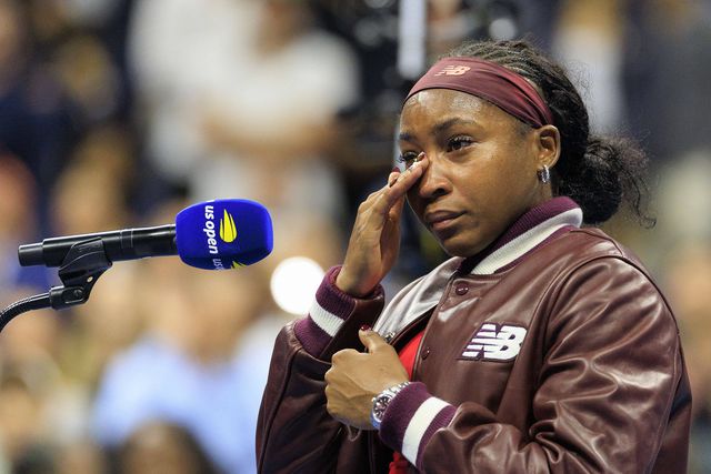 Coco Gauff a chorar no US Open (foto: IMAGO)