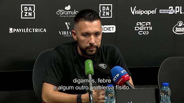 Farioli explica por que motivo Francisco Moura não substituiu Zaidu