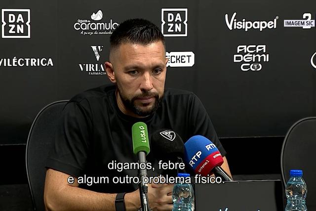 Farioli explica por que motivo Francisco Moura não substituiu Zaidu