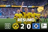 Dortmund só precisou da primeira parte para devorar o Hamburgo (resumo)