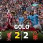Muñoz faz o 2-2 e dá mais um balão de oxigénio ao Liverpool
