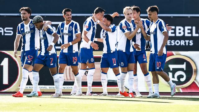 Festejos do terceiro golo do FC Porto. Foto: Liga Portugal (Académico Viseu-FC Porto)