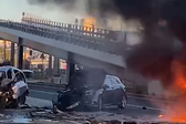 Acidente ocorreu junto ao viaduto de Algés