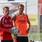 Marco Silva e João Palhinha, treinador e médio do Benfica (foto: SL Benfica)