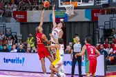 Rúben Prey ajudou a fazer a diferença em campo dos dois lados do campo    Fotografia FIBA