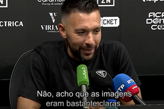 «Protestos do Académico? Acho que as imagens são bastantes claras...»