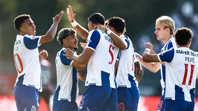 Festejos do FC Porto. Foto: Liga Portugal (Académico Viseu-FC Porto)