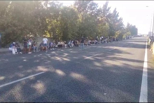 Vídeo: adeptos do FC Porto esperam cortejo para a Luz