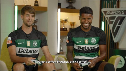 Jogadores do Sporting experimentam novo modo de jogo do EA FC 25