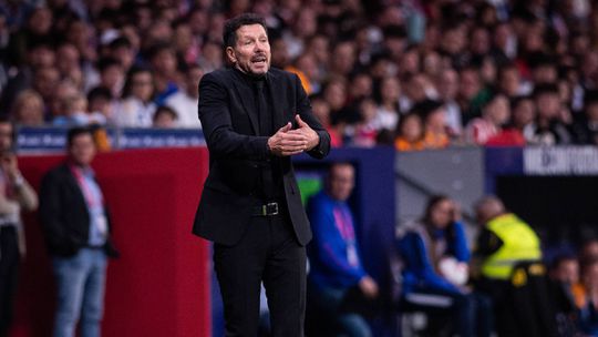 Simeone e a confusão com Courtois: «Não é necessário festejar o golo daquela forma»