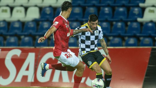 Os destaques do Boavista: Seba a tentar empurrar um autocarro sem rodas