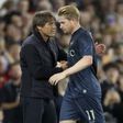 Tensão entre Conte e De Bruyne: «Se ficou chateado, não o fez com o treinador certo»
