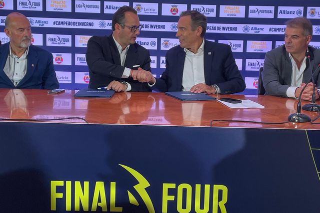 Final Four da Allianz Cup apresentada no Estádio Dr. Magalhães Pessoa - Foto: A BOLA