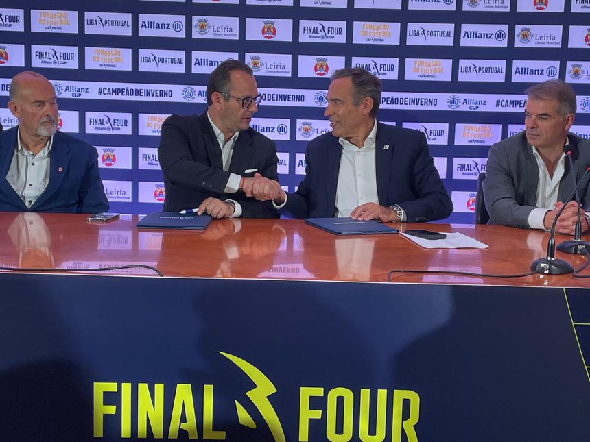 Final Four da Allianz Cup apresentada no Estádio Dr. Magalhães Pessoa - Foto: A BOLA