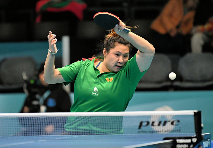 Jieni Shao em ação