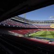Camp Nou em obras
