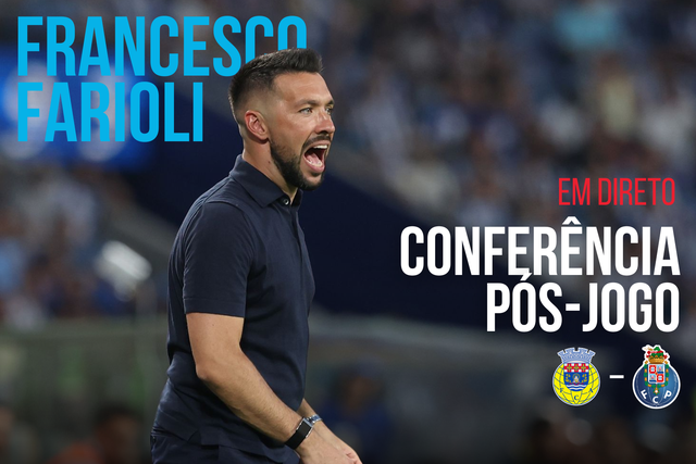 Acompanhe a conferência de Imprensa de Francesco Farioli