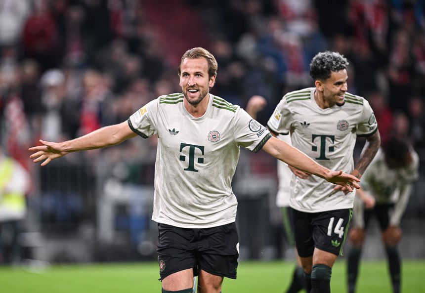 Harry Kane, melhor marcador do Bayern