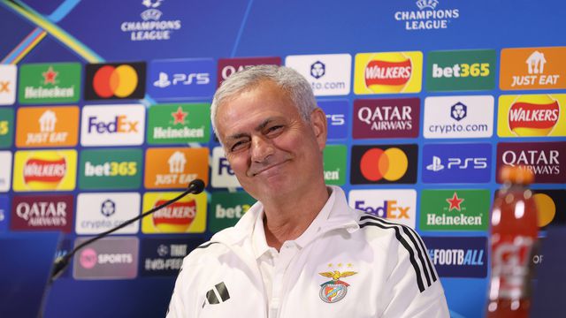 José Mourinho em conferência de imprensa em Londres