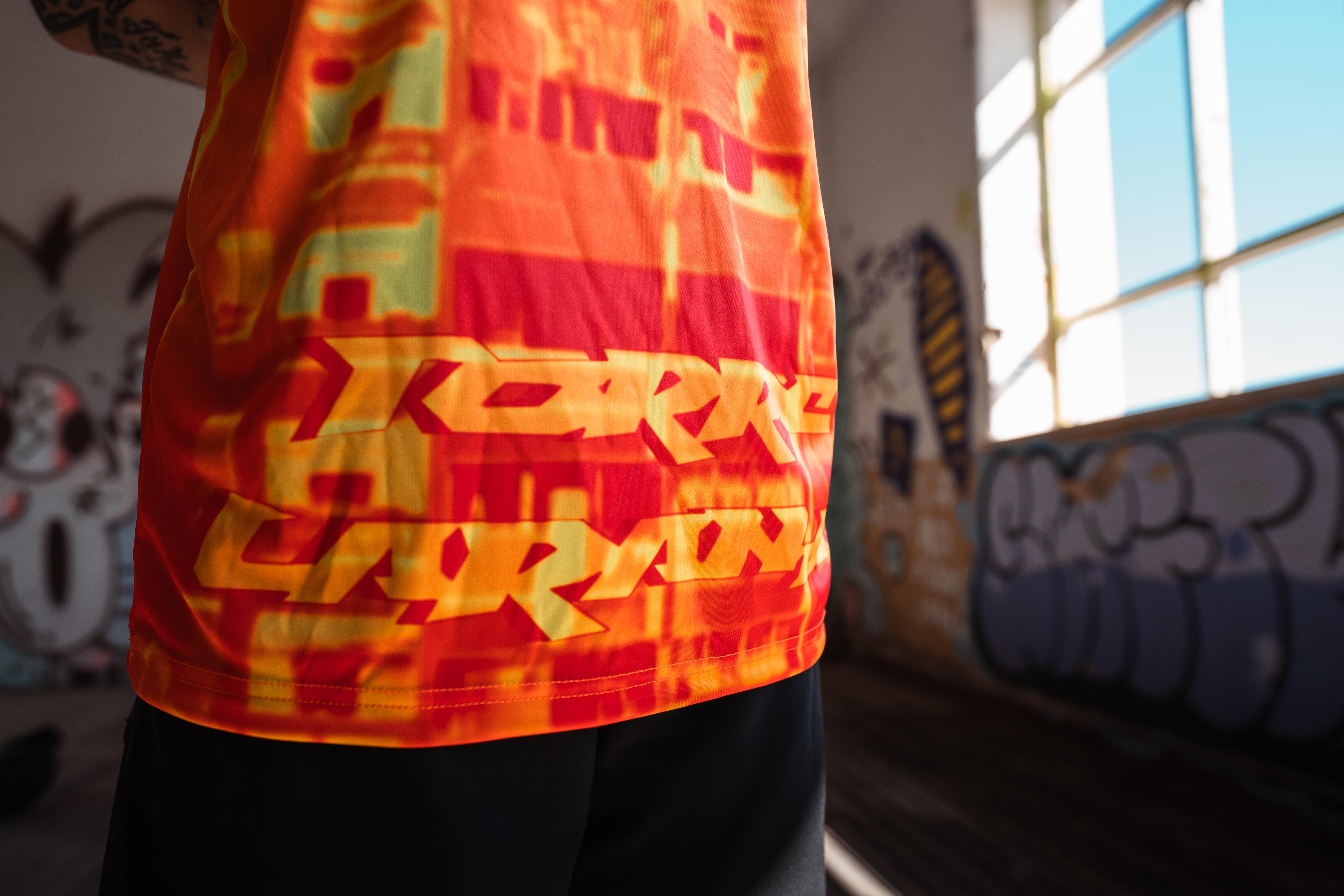 Detalhe da camisola do Torre Laranja FC - Foto: André Carvalho