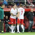 Kaminski, Benfica/Polónia - saiu lesionado aos 24 minutos do jogo contra a Bósnia e Herzegovina.  Problema no músculo adutor