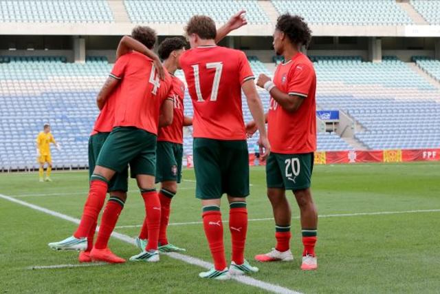 Seleção de sub-20 em ação na Liga de Elite - Foto: FPF