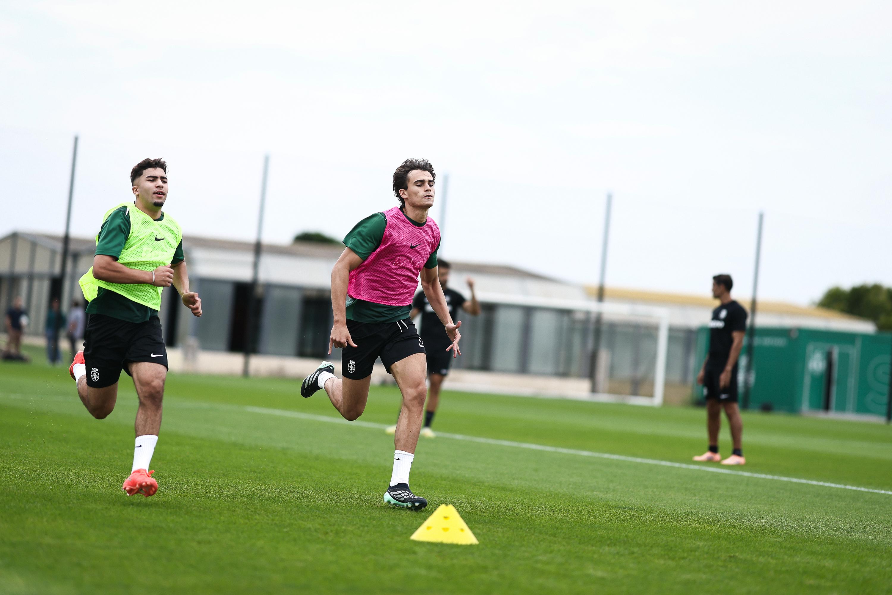 Moncef Zekri e Lucas Taibo - Foto: Sporting CP