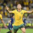 Alessandro Circati festeja golo com a camisola australiana