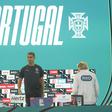 Cristiano Ronaldo e Jorge Jesus no 'Portugal Football Summit' (ANTÓNIO PEDRO SANTOS/LUSA)