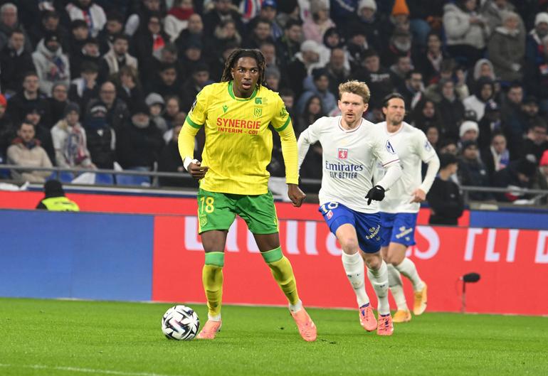 Tylel Tati, 18 anos, central do Nantes - valor de €15 milhões (foto Imago)