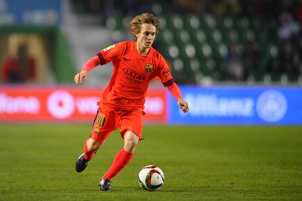 Alen Halilovic foi lançado por Luis Enrique na equipa A do Barcelona
